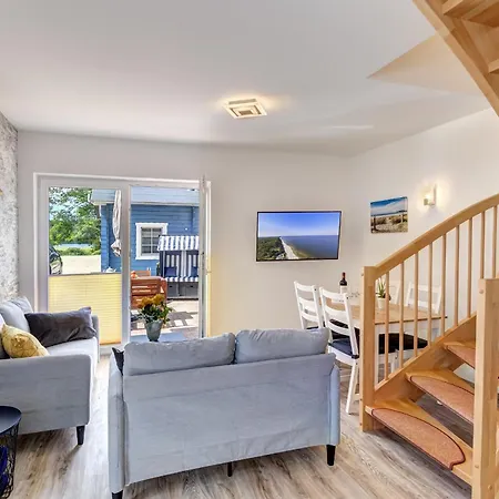 Daire Haus Strandkoerv Mit Fass-sauna Loddin